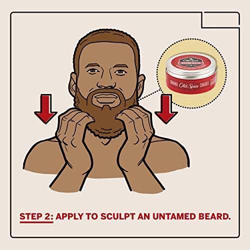 Antigo tempero, barba Balm + Wash + Deixe em Condicionador para homens, Kit de Cuidados com Beardar e Grooming, 2,64 oz + 6,8 oz + 5 oz