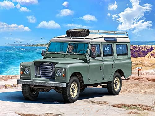 Revell RV07047 1:24 - Kit de Modelo de Plástico da Série III Land Rover 1/24, Multicolor