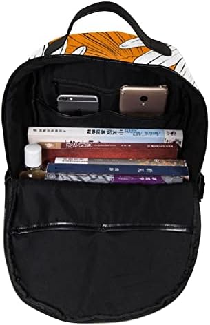 Mochila laptop VBFOFBV, mochila elegante de mochila de mochila casual bolsa de ombro para homens, laranja margarida