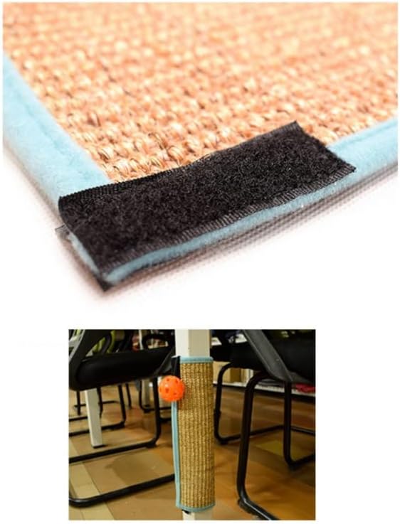 OUHO Scratching Board Pad Pad Cat Sisal Loop Carpet Scratcher Indoor Móveis para casa Mesa Cadeira de cadeira Pernas Protetor Toys