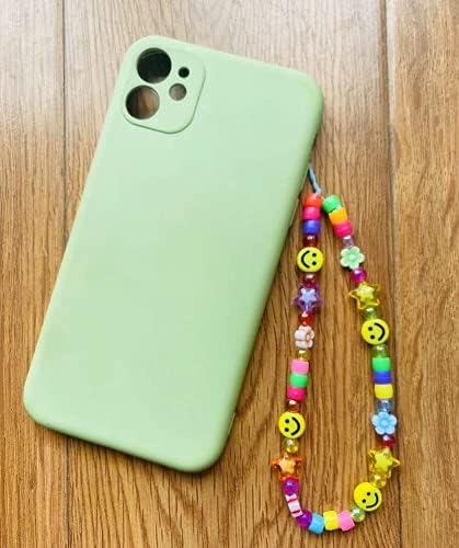 Smiley Face Contas Phone Charm Strap Phone Charms Indie Phone Chain Acessory for Women Girls