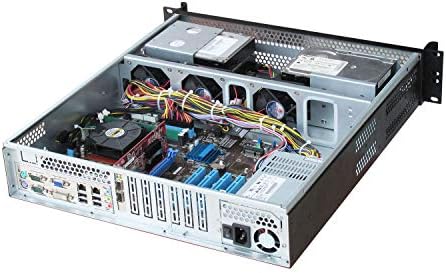 Chassi do servidor 6 discos rígidos compatíveis com 1U/2U/ATX Standard Supply/Caso vazio