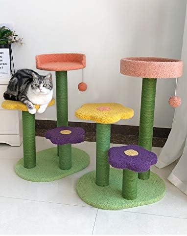 Shibohan gato árvore cogumelo gato de gato de gato de seleção de gato de gato de escalada moldura de alta camada de alta camada de gato grande plataforma de salto de sisal