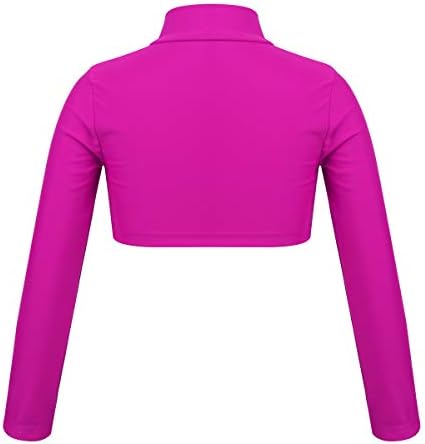 Hularka Kids Girls Basics Basics Sportswear Turtleneck Dança Tanque de dança Top Top Dance Awear Yoga Athletics Sports Activewear