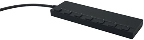 Hornettek 7-porta USB 3.0 Hub 5 Gbps Max com interruptores individuais On/Off