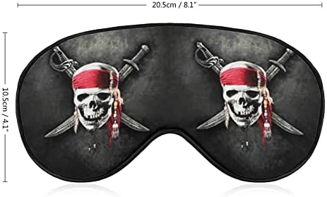 Máscara de sono pirata do crânio