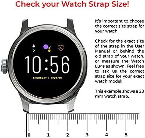 Uma banda de relógio de liberação rápida de Echelon compatível com Amazfit Zepp E Circle Silicone Watch Strap With Button
