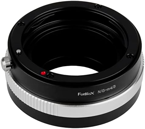 Adaptador de montagem da lente Fotodiox, Nikon G-Type to Micro 4/3 Olympus Pen e câmeras Lumix Panasonic