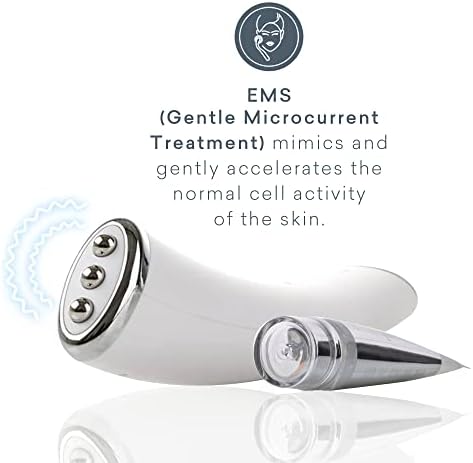 3-em 1 Microcorrente Tonificação facial do dispositivo por Lumina NRG-LED anti-envelhecimento & EMS Micro Corrente Face Face para reduzir