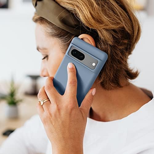 Caixa de telefone de silicone da AMZPAS Compatível com o Google Pixel 7, capa de telefone inteligente de proteção suave para homens,