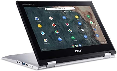 Acer Chromebook Spin 311 Laptop conversível, Intel Celeron N4020, 11,6 HD Touch, 4GB LPDDR4, 32 GB EMMC, Gigabit Wi-Fi 5,