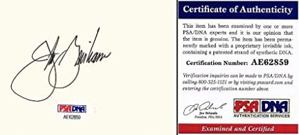 John Grisham assinou - autografou um tempo para matar, a empresa, o autor de 3x5 polegadas do autor de 3x5 polegadas + autenticidade - certificação PSA/DNA - assinaturas de corte histórico