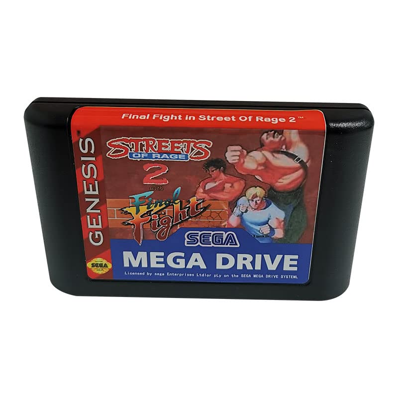 Luta final na Street of Rage 2 Game Cartidge - Jogos eletrônicos de 16 bits MD Game Card para PAL e NTSC Versão