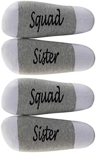 Levlo Sister Squad Socks Sororidade Irmã Presente Melhor Amigo Presente para Novo Irmã Presente de Aniversário
