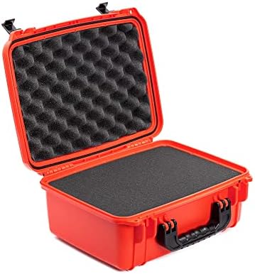 Seahorse 520 Caixa de caixa seca de proteção pesada com espuma Accuform - TSA aprovada/Mil Spec/IP67 Imperatual/EUA feita para câmeras, câmeras de ação, armas de fogo, acampamento, caiaques