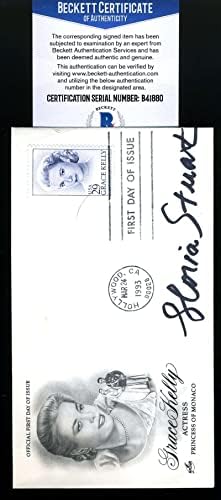 Gloria Stuart Bas Beckett Coa assinado 1993 FDC Cache Autograph
