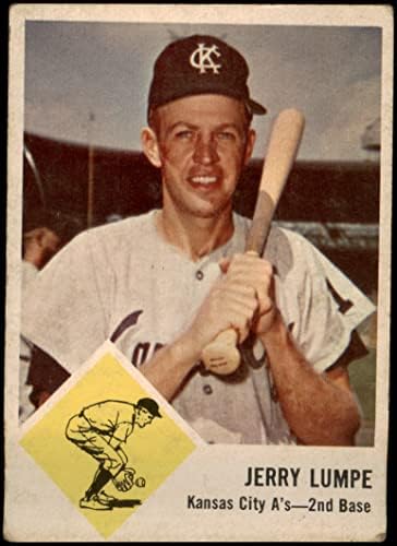 1963 Fleer # 16 Jerry Lumpe Kansas City Athletics Dean's Cards 2 - Good Athletics