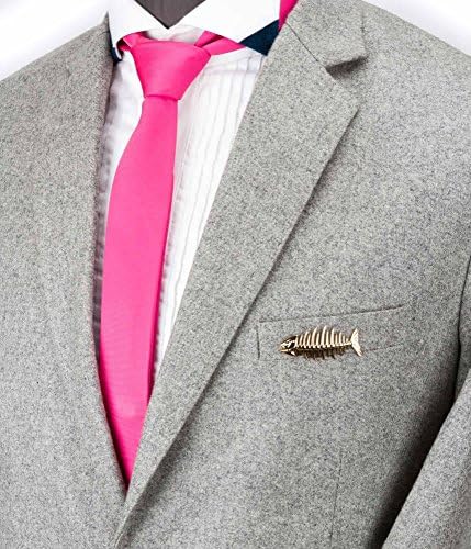 Knighthood Metalic Fish Lapeel Pin Badge Casat Suit de colarinho Broche para homens