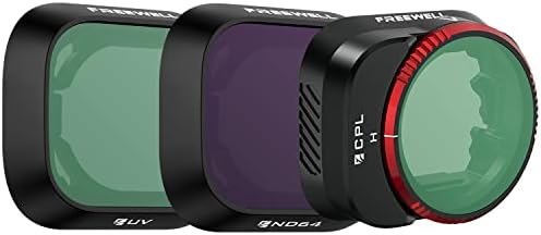 Freewell UV, CPL, ND64 Filtros de lente de câmera compatíveis com mini 3 Pro
