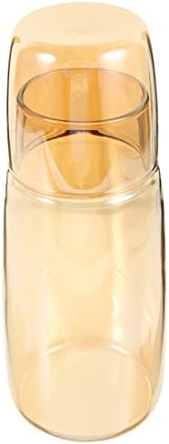 Garrafa de água de água de vidro de upkoch garrafa de água de vidro 4pcs de café xícara multifuncional garrafa de água bebendo