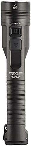 Straightlight 78100 Stinger 2020 lanterna recarregável com cordão USB y e sem carregador, preto