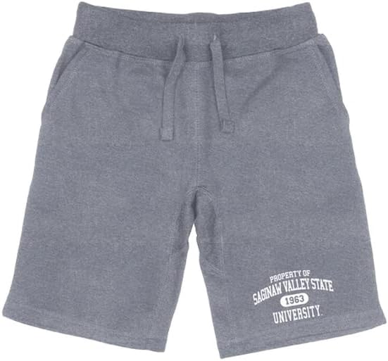 Saginaw Valley State University Cardinals Property College Fleece Lamestring Shorts