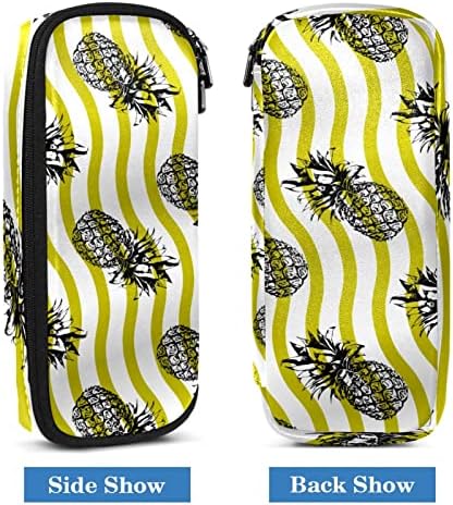 Escola Surpplies Aquarela Pineapple Summer Kids Lápis Case colorida bolsa de caneta portátil Girls Cosmetic Bag Organizer