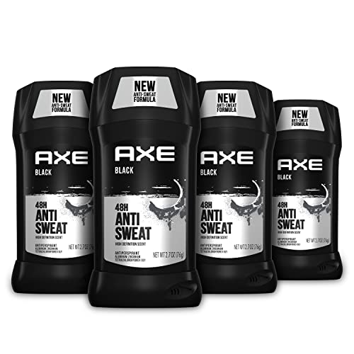 AX Antiperspirante Bust for Men 48 horas Sweat e odor Protection para frescor duradouro, pereira congelada preta e desodorante masculino de Cedarwood 2,7 oz 4 contagem