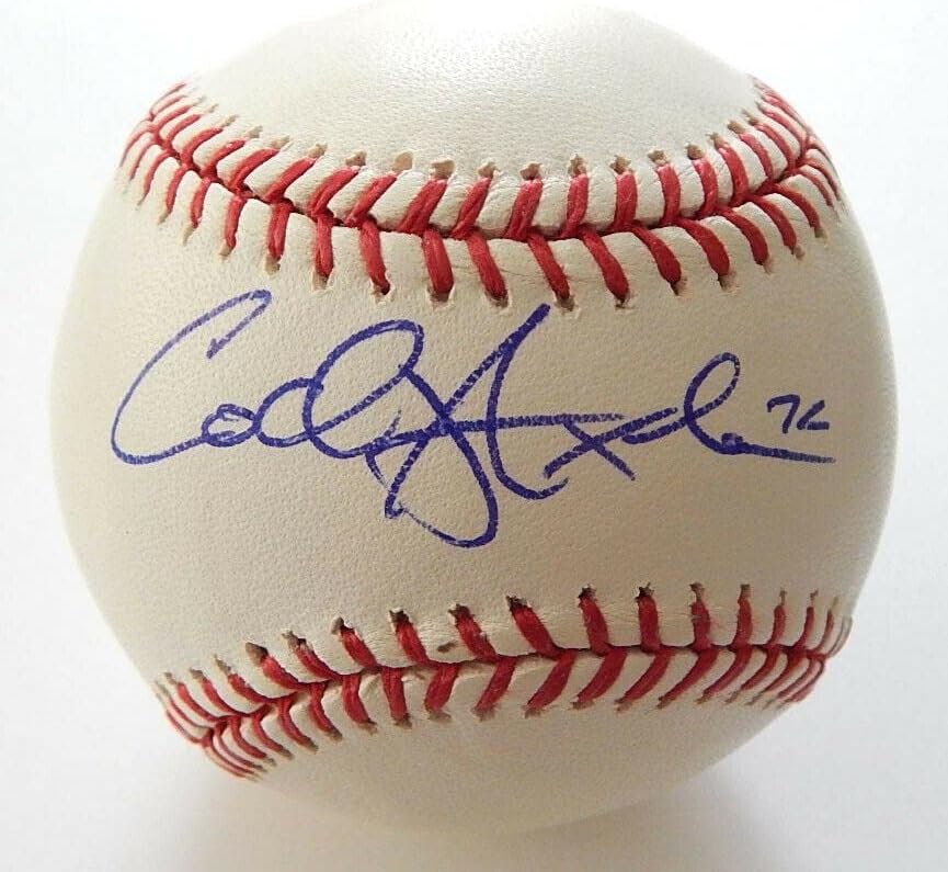 Cody Asche assinou o Rawlings OML OML Baseball Autograph - Baseballs autografados