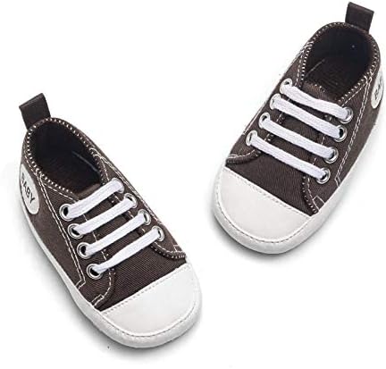 Cores do bebê do ano interno 0-1 Criança 9 sapatos de sola do bebê disponíveis sapatos macios e macios para bebê para menino