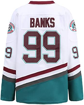 Oldtimetown Mighty Ducks Movie Hockey Jersey 90