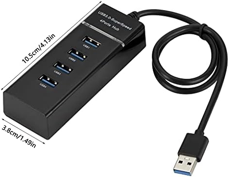 Chysp USB3.0 Extender Multi-Port USB 1 a 4 Adaptador de cabo Hub de docking Hub de 4 portas com 5 Gbps de velocidade de transmissão de dados