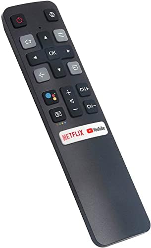 Substituição de controle remoto para todos os tv TCL Android 4K UHD Smart TV sem comando de voz