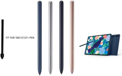5pcs dicas suaves Galaxy Tab S7 | S7 Fe Pen Tips/Nibs Substituição para Tab S7 | S7 Fe Touch Stylus S Pen com Tweezer