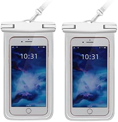 2 Pacote de pacote universal de capa à prova d'água ， bolsa de celular à prova d'água compatível com iPhone 13 12 11 Pro Max XS
