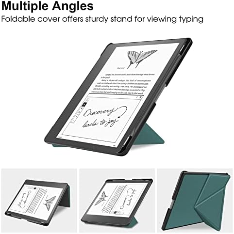 Enoxboo Case for Kindle Scribe, 10,2 polegadas - estojo de pé dobrável com caça -níqueis e função automática do sono