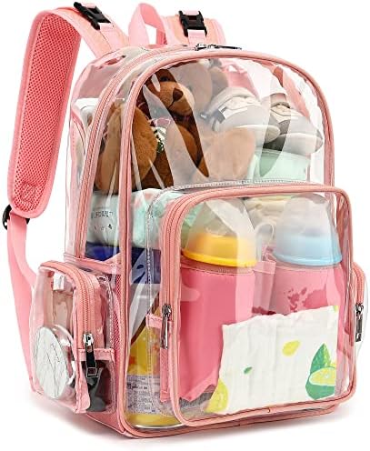 Yusudan Backpack de bolsa de fraldas claras para meninos meninas, mamãe nappy trocando sacolas para mulheres