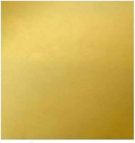 Zhengyyuu Brass Placa de cobre Folha de papel alumínio H62 Cu para moda Frame Modelo Moda Diy Crafts, espessura da