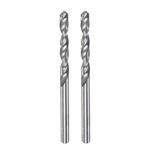 Harfington 2pcs Bits de broca de carboneto sólido 2,5 mm C3/K10 Tungstênio Precisão Mini Micro reta Twist Bit Bit para madeira