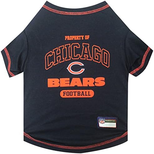 Animais de estimação First Chicago Bears T-shirt, grande