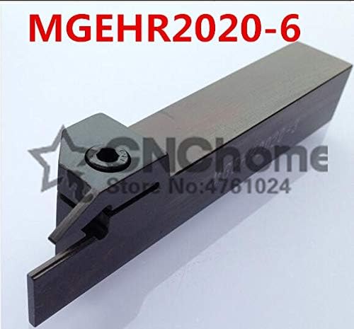FINCOS MGEHR2020-6 20 * 20 * 125mm Grooving de torno de torno de torno de torno de torno de torno de barra de ferramentas para torno CNC CNC Cutting Turning Turning Solder-: MGEHR2020-6)