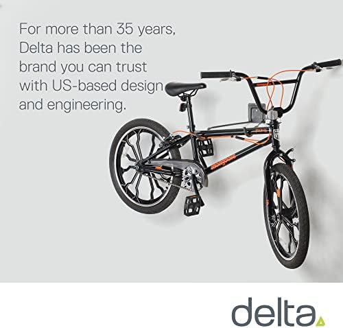 Ciclo Delta 2 garagem para rack de bicicleta - cabide de montagem de parede dobrável com prateleira de armazenamento