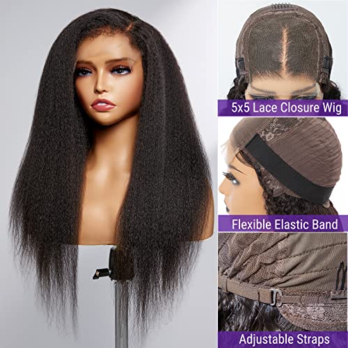 Luvme Hair 4C Bordas de renda de renda perucas dianteiras de 16 polegadas de 16 polegadas de cabelo humano reto Transparente