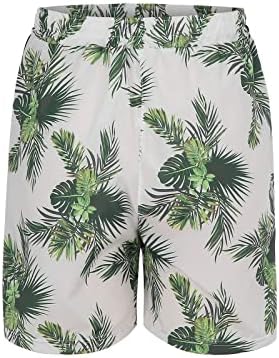 Miashui shorts pacote shorts casuais femininos de verão shorts confortáveis ​​shorts de praia elástica de boxe floral de estampa floral para shorts para