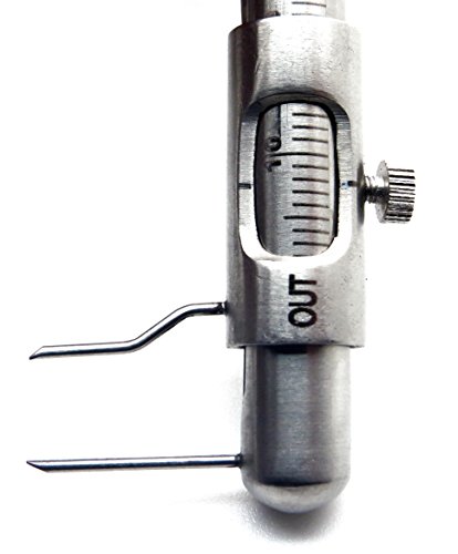 Material dental Micro Boley Material de dentes Medição de manchas de aço Instrumento de aço
