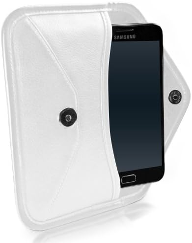 Caixa de ondas de caixa para LG K11 Plus - Bolsa de Mensageiro de Couro de Elite, Design de Cague de Capa de couro sintético para LG K11 Plus - Ivory White