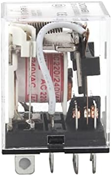 Relé intermediário Kavju HH62P Ly2NJ 10A Micro pequeno relé eletromagnético AC/DC12V24V AC110V 220V 380V com 8 pinos base de soquete ptf08a