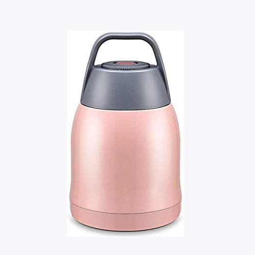 Lancheira de isolamento rosa CuJux - Isolamento Jar garrafa de alimentos à prova de vazamento Jar de alimentos de aço