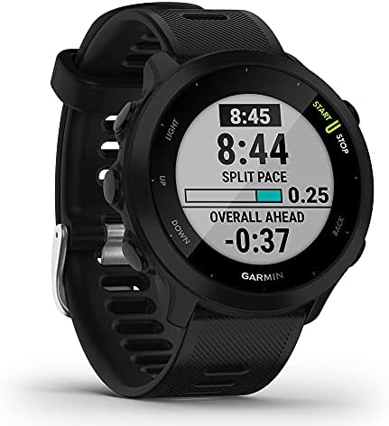 Playbetter Garmin Forerunner 55 GPS Running Watch | Monitor de freqüência cardíaca iniciante Relógio com tempo, ritmo e rastreador