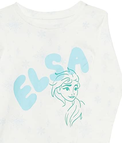 Essentials Disney | Marvel | Guerra nas Estrelas | Congelado | Princess Girls and Toddlers S-Sleeve Tunic Camisetas,